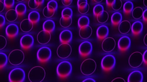 Neon Circles Are Moving