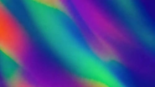 Vibrant Rainbow Iridescent Fluid Abstract Background