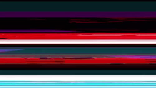 Abstract Glitch Noise Digital Horizontal Lines Background