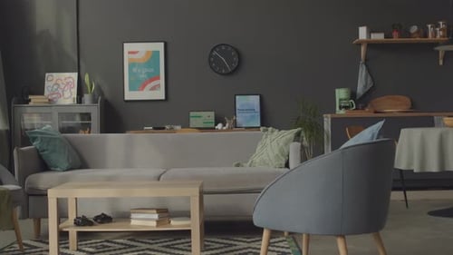 Stylish Interior of Modern Living Room