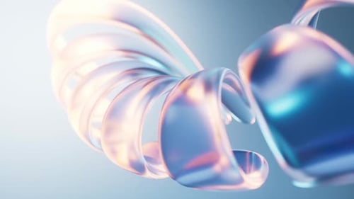 Transparenter Glashintergrund mit Farbverlauf