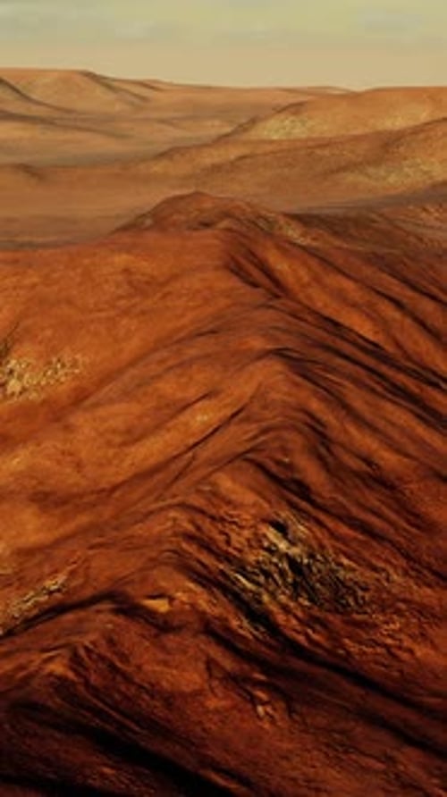 Beautiful Sand Dunes in the Sahara Desert at Sunset