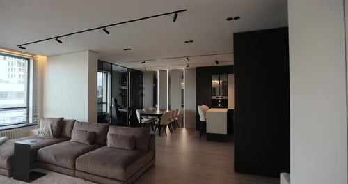 Stylish Apartment Interior Design in Modern Living Space