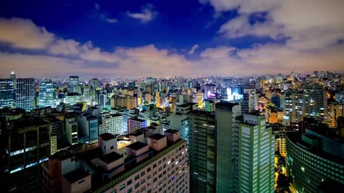 Cidade de São Paulo no Brasil