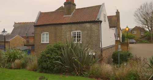 A typical house with a beautiful garden in the London district of Twickenham.