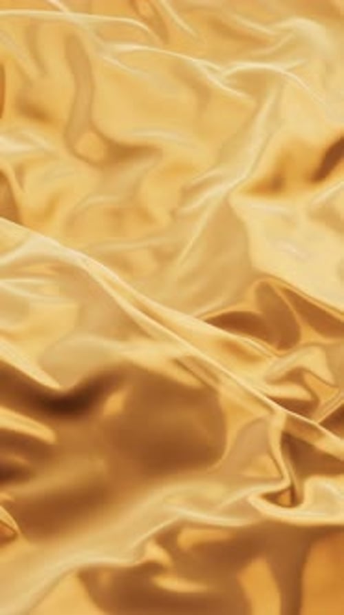 Elegant Golden Fluid Wavy Background Seamless Loop