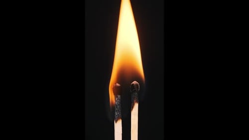 Matches Igniting in a Dark Environment