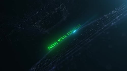 Futuristic Digital Grid Text Reveal Animation