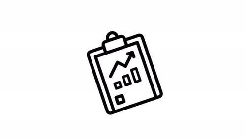 Animation Clipboard Data Icon