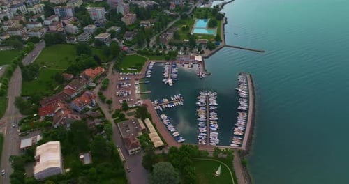Lausanne is a Modern City in the Frenchspeaking Swiss Canton of Vaud on the Shores of Lake Geneva A