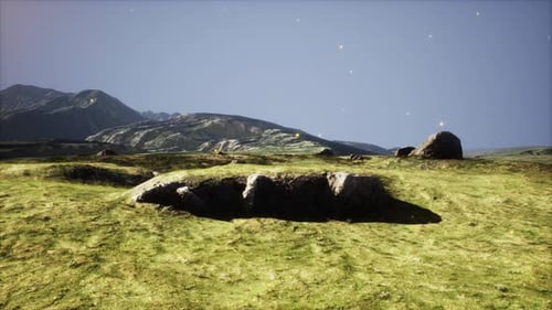 Beautiful Mountains Landscape in Carpathian