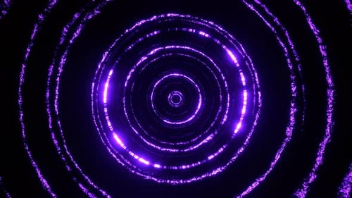Violetter Hintergrund mit organischen Kreisen Vj Loop In 4K