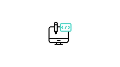 Minimalist Animated Icon for Web Design and Development