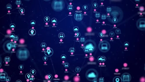 Global Network and Data Connections on a Grid Loop