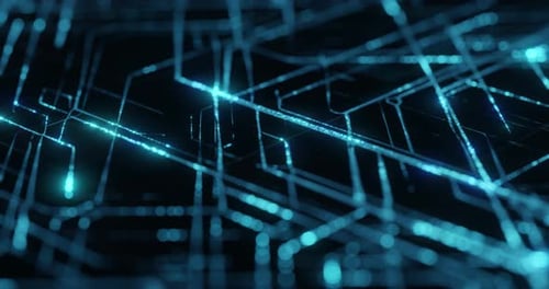 circuit, abstract technology background