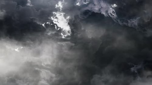 Dramatic Storm Clouds Billowing in the Sky