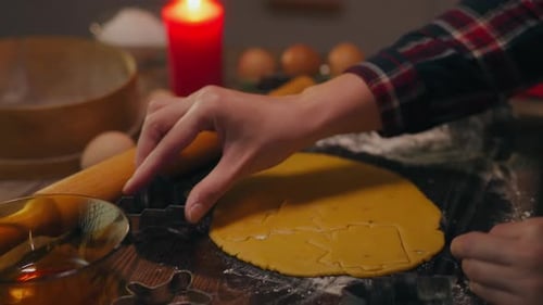 Christmas Cookie Baking at Home