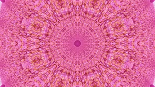 Dynamic Pink Kaleidoscope Abstract Motion Background