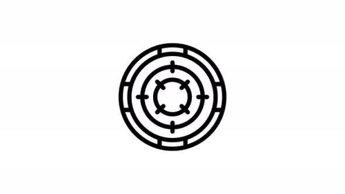 Animation des Ziellinien-Symbols