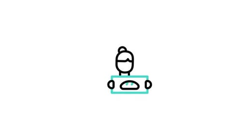 Animiertes Symbol „Brauche Essen“
