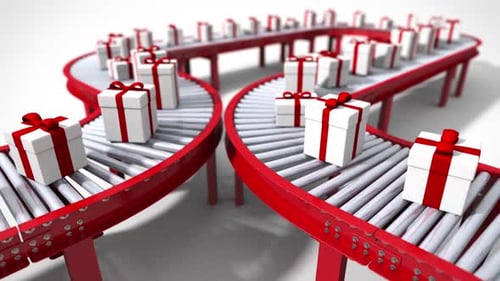 Animated Christmas Factory