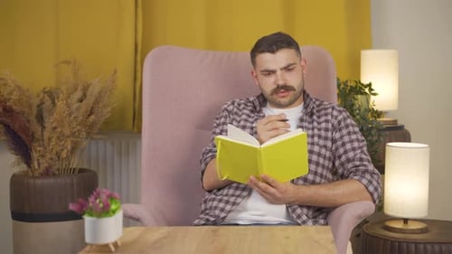 Man with family problems.