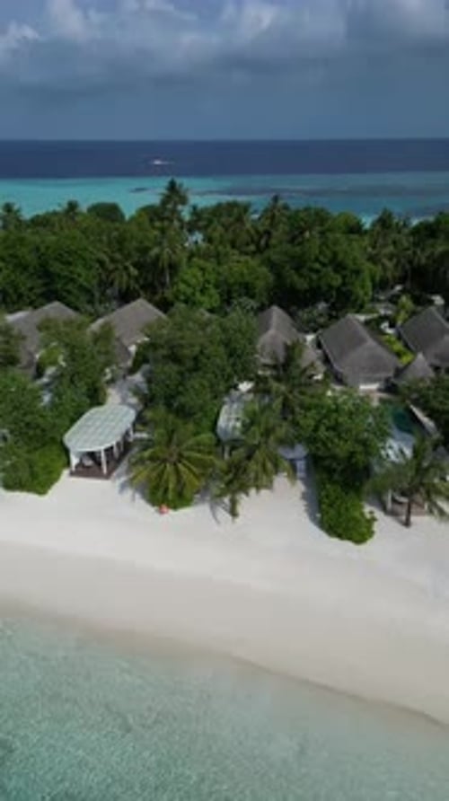 Vida tranquila em um resort em Kuda Huraa, Maldivas