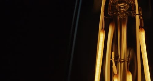 Macro shot of an LED Light-bulb. Filmed in 4k.