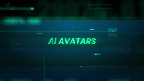 Futuristic Digital Glitch Text Reveal Title Animation