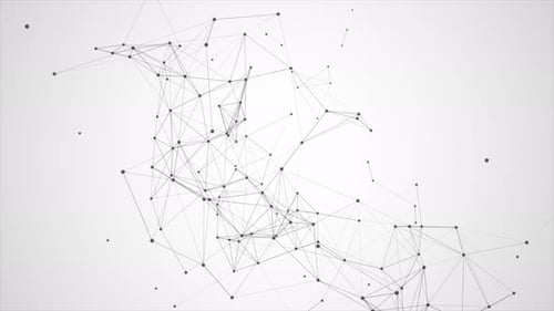 White Plexus Network Background Loop V2