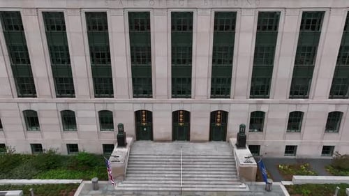Aerial View of Government Building