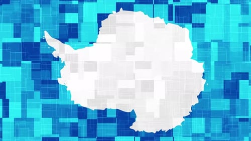 Antarctica Flag Wallpaper Technology Background Animation
