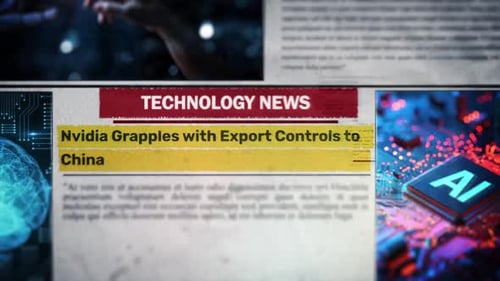 Nvidia Grapples With Export Controls To China Newspaper Title
