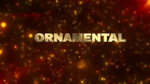 Sparkling Cinematic Gold Title Reveal