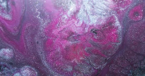 Shimmer Flow Paint Splatter Color Sparkling Bubble