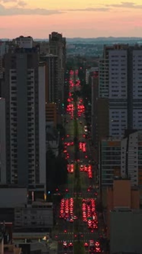 Brazil City Traffic Activity Traffic Commute Traffic