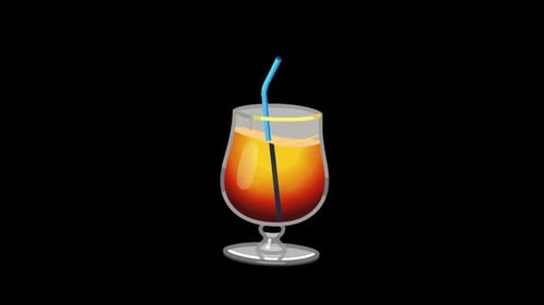 Cocktail 1 Animated Emoji