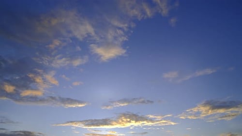 Attractive Cloudscape at Sunrise or Sunset