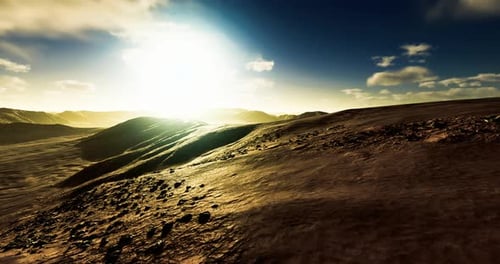 Weite Landschaften unter strahlender Sonne an einem ruhigen Tag in der Natur