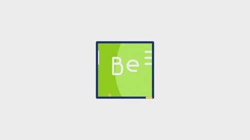 Animiertes Beryllium-Symbol
