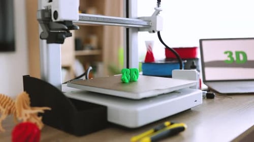 3D-Drucker, der Objekt erstellt