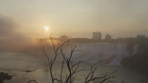 Morning at Niagara Falls