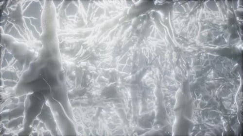 Abstract Scientific Animation of Brain Neuron Network