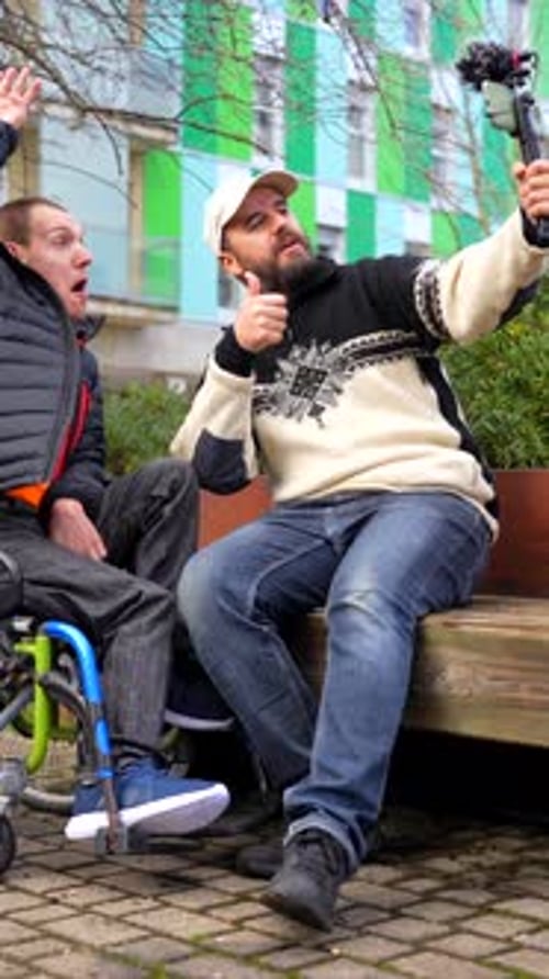 Content Creators with Disability Creating Engaging Video Content Outdoors