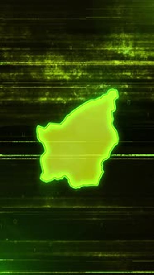 Carte numérique futuriste des problèmes de Saint-Marin - Vidéo verticale