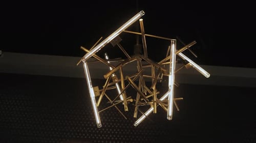 Modern Chandelier Design Incorporating Unique Geometric Elements for Home Interior Decoration