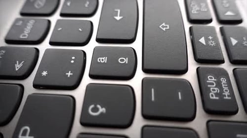 Close Up of Computer Keyboard Keys