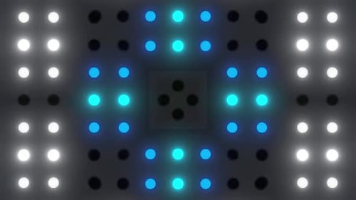 Abstract Geometric Light Grid Pulsating Background