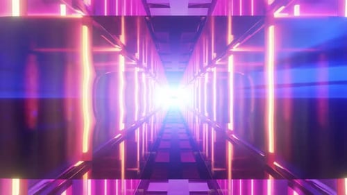 Vj 3d render cinematic background, futuristic enless loop