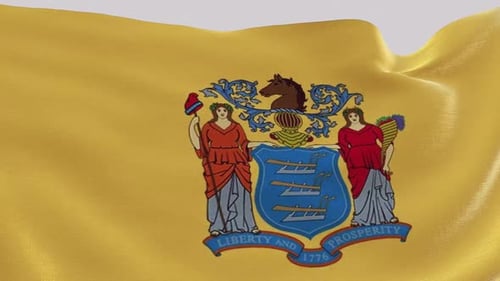 Flagge des Bundesstaates New Jersey